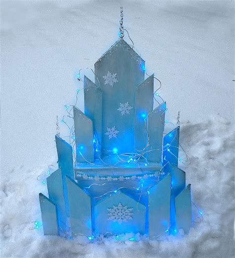 how to make elsa s ice castle from disney frozen