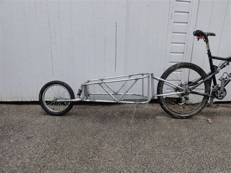 single wheel bicycle trailer  suspension  steps  pictures