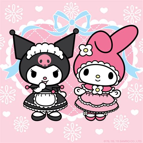 sanrio kuromi and my melody my melody wallpaper hello kitty iphone