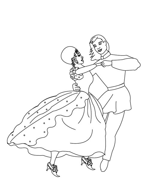 girl ballroom dancer colouring pages coloring home