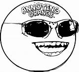 Annoying Orange Coloring Pages Top Detailed High sketch template