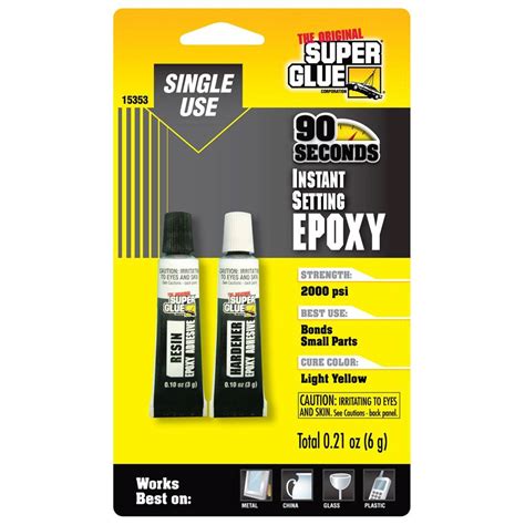 super glue  oz instant setting single  epoxy  pack