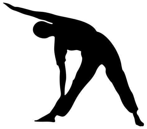 yoga poses clipart black  white   cliparts  images