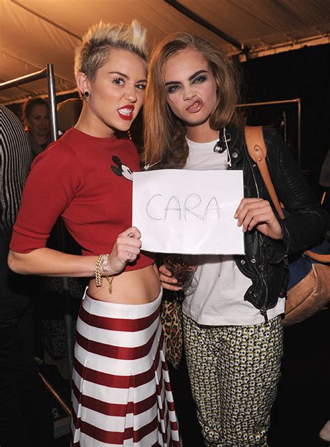 Miley Cyrus Dating Cara Delevingne Supermodel Is Her