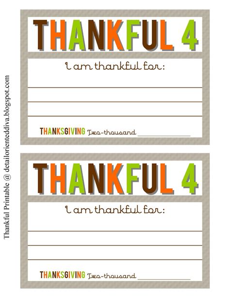 printable thankful cards