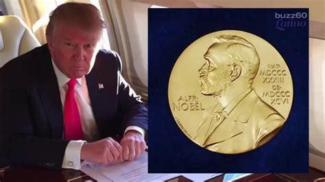 ¿donald Trump Nominado Al Premio Nobel De La Paz Youtube