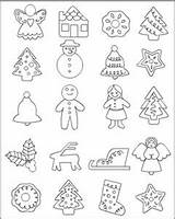 Christmas Coloring Cookies Pages Food sketch template