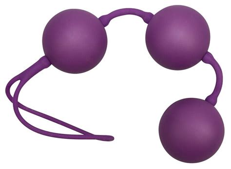 Liebeskugeln Love Balls Muschi Sexspielzeug Velvet Purple Balls 3er