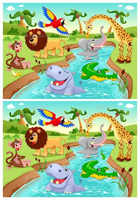 spot  differences  images      vector
