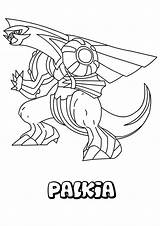 Pokemon Coloring Legendary Color Pages Palkia Cards Large Nicely Water sketch template