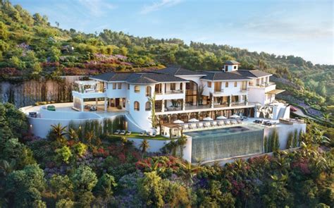 bel air  unfinished spanish villa lists  sale   million los angeles times