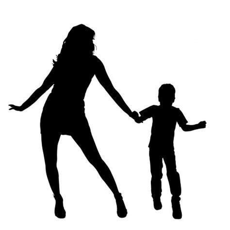 mother son silhouette at free for personal use mother son silhouette of your