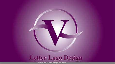 letter logo   design  letter logo youtube