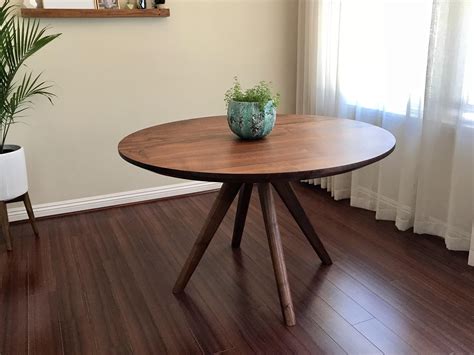 walnut dining table build woodworking