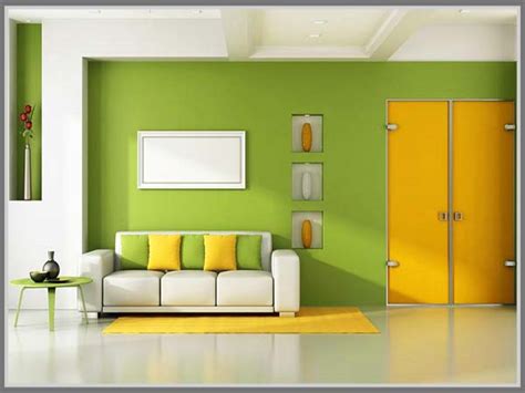 kombinasi warna kuning  ruang tamu desainrumahidcom