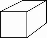 Rectangle Prism 3d Clipart Box Clip Shapes Rectangular Shape Cube Cliparts Block Solid Square Vector Transparent Template Rectangles Cliaprt Md sketch template