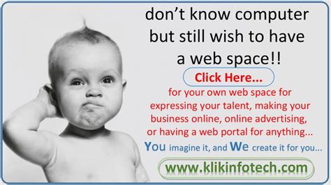 dont  computer       web space