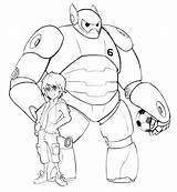 Hero Big Coloring Pages Baymax Colouring Print Printable Colour Color Sketch Kids Movie Six Birthdays Getcolorings Sheets Cartoons Franny Feet sketch template