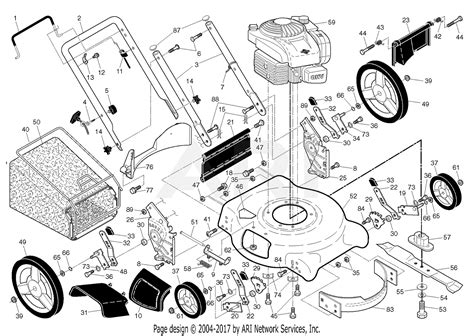 poulan prnrh    parts diagram  frame engine