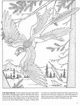 Dover Dinosaur Feathered Rhamphorhynchus Bubakids sketch template