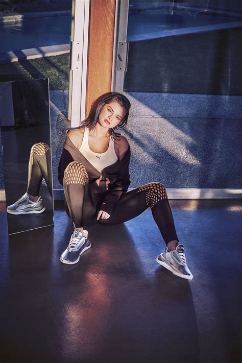Selena Gomez Sexy For Puma And Tits In Deep Cleavage