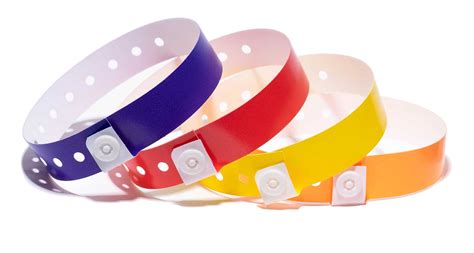 custom plastic wristbands multi day event wristband medtech