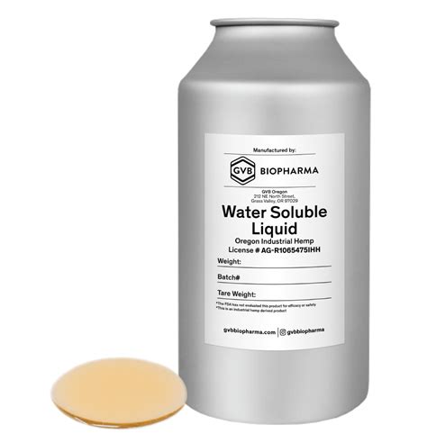 water soluble cbd liquid wholesale prices