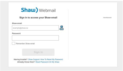 shaw webmail login  webmailshawca   sign   register