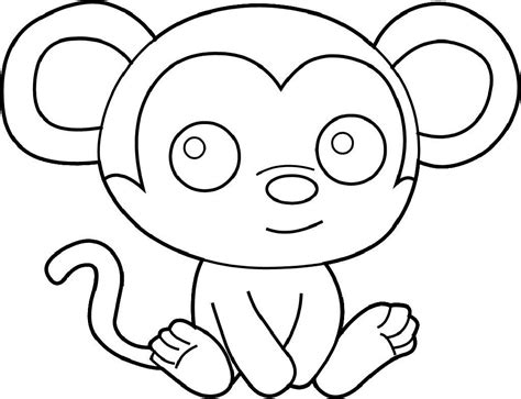 easy  hard coloring pages  monkeys  activity