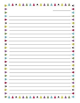 lined writing paper  border  printable writing paper  borders