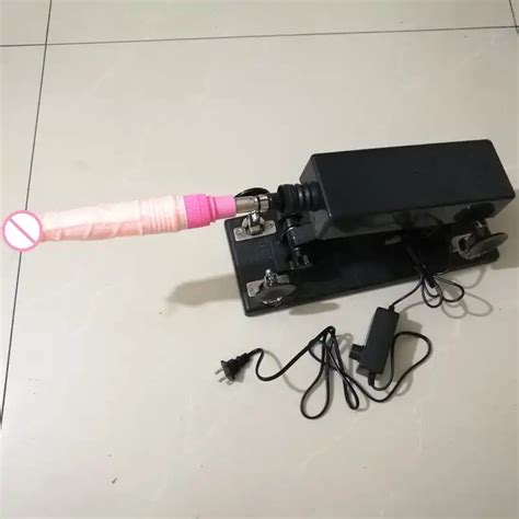 New Sex Machine Vibrator Female Masturbation Pumping Gun With 1 Dildos