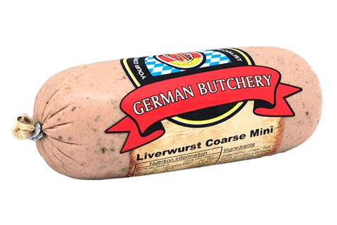 liverwurst coarse products german butchery