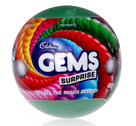cadbury cadbury gems surprise ball with toy pack of 4