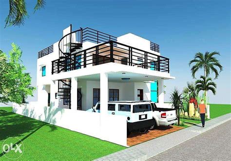 modern bungalow house design  terrace  house plan
