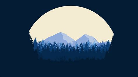 minimalist mountains hd artist  wallpapers images backgrounds