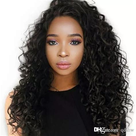 indian remy curly full lace wigs human hair for black women hd
