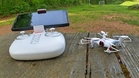 syma xw spy copter rc quadcopter mit wifi kamera von fm electricsde test flug youtube