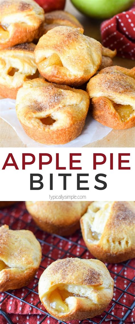 cinnamon apple pie bites easy apple dessert recipe