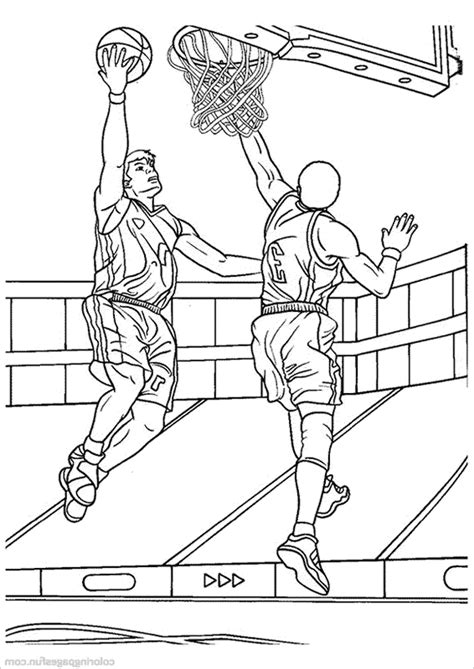 basketball coloring pages  print coloringbay
