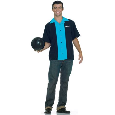 men s bowling shirt costume