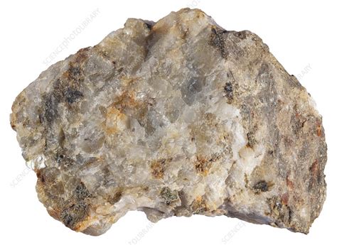 calc silicate rock stock image  science photo library