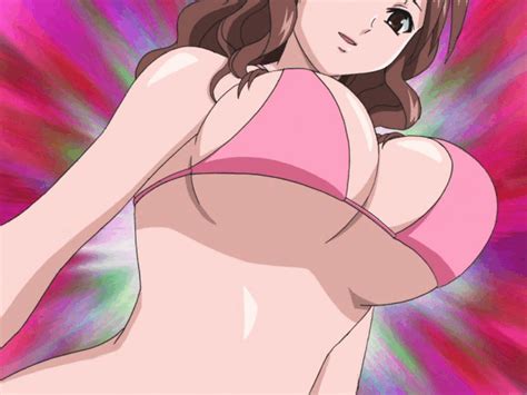 rule 34 4 3 akahori gedou hour rabuge animated bikini top bounce bouncing breasts breasts