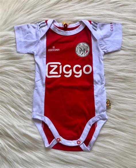 limited edition ajax soccer romper home jersey  cotton size  maat