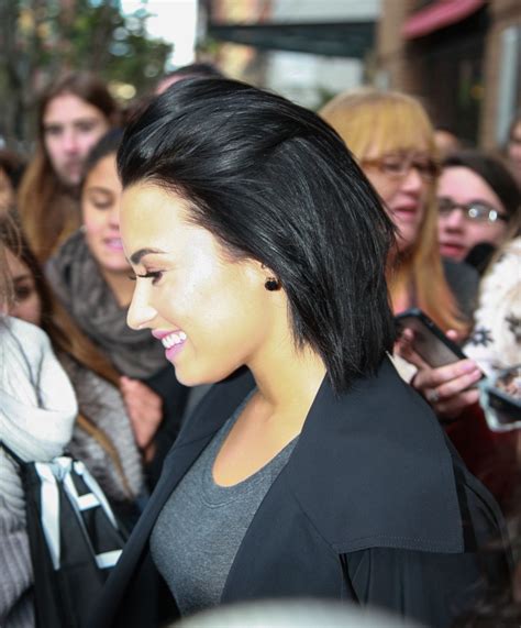 demi lovato style leaving her hotel in new york city