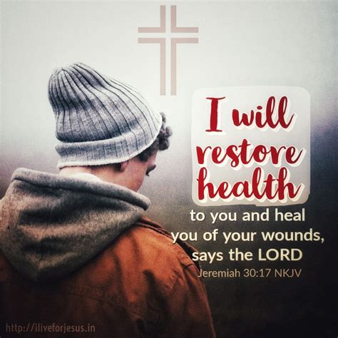 restore health    jesus