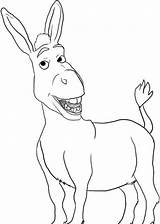 Shrek Donkey Coloring Pages Drawing Draw Cartoon Disney Colouring Burro Characters Step Kids Outline Animal Do Character Online Drawings Print sketch template