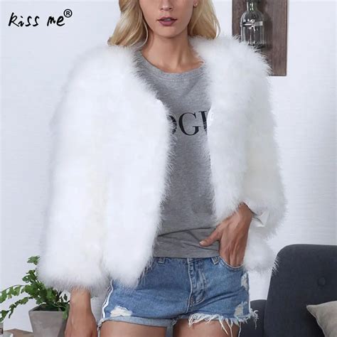 short style ladies white fur coat  point sleeve women faux fur coat