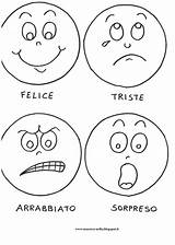 Emozioni Paletta Bambini Disegni Facce Tristezza Maestra Mostro Schede Faccine Scuola Infanzia Emociones Colorare Emoções Attività Didattiche Viso Disegnare Atividades sketch template