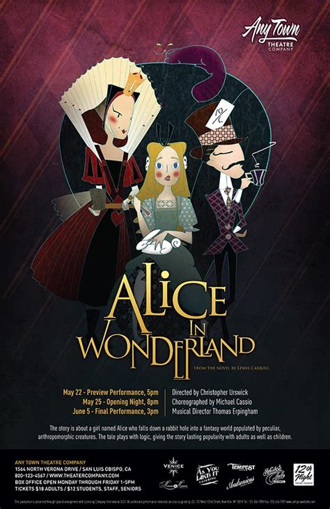 alice  wonderland poster design subplot studio