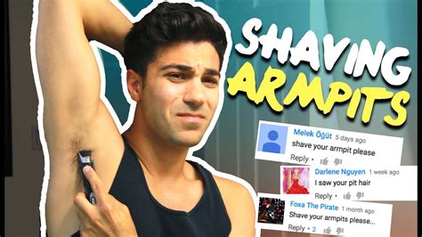 Shaving My Armpits For Disney Daniel Coz Youtube